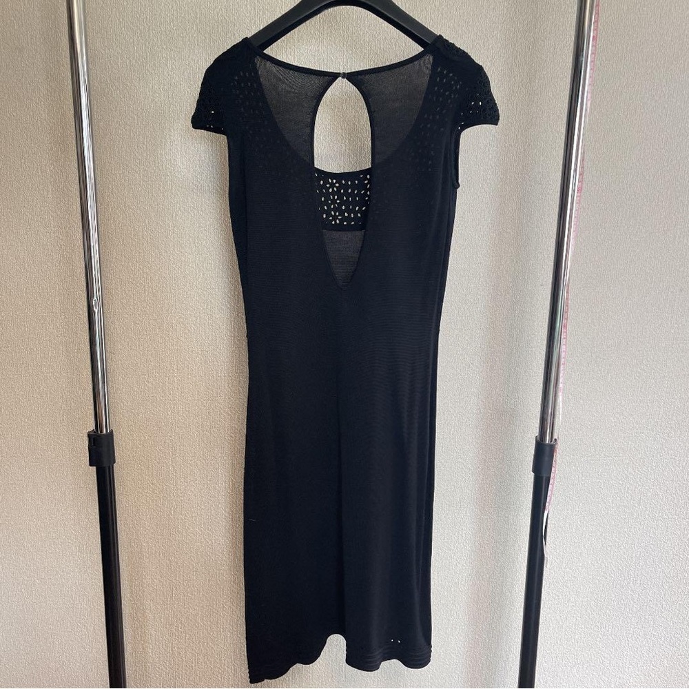 Christian Lacroix navy beaded dress - Picture 3 of 5